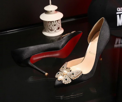 Christian Louboutin Shallow mouth stiletto heel Shoes Women--043